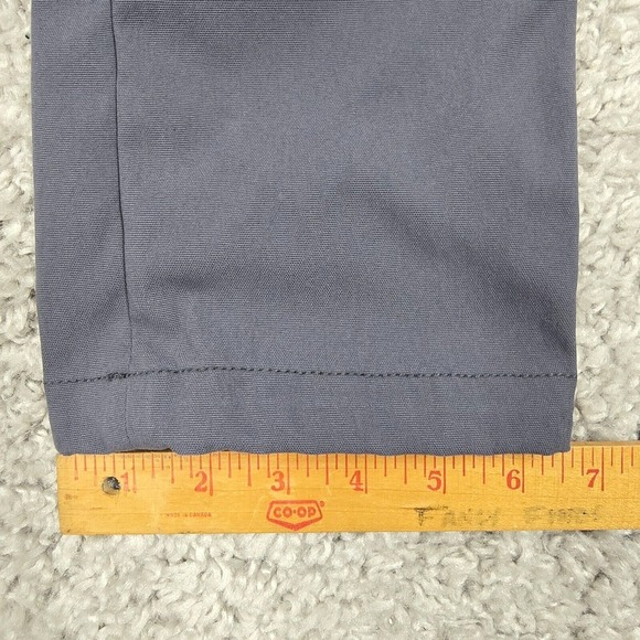 Western Rise Pants Mens 31 (Fits 30x30) Gray AT Slim Straight‎ Stretch Travel - Picture 12 of 13